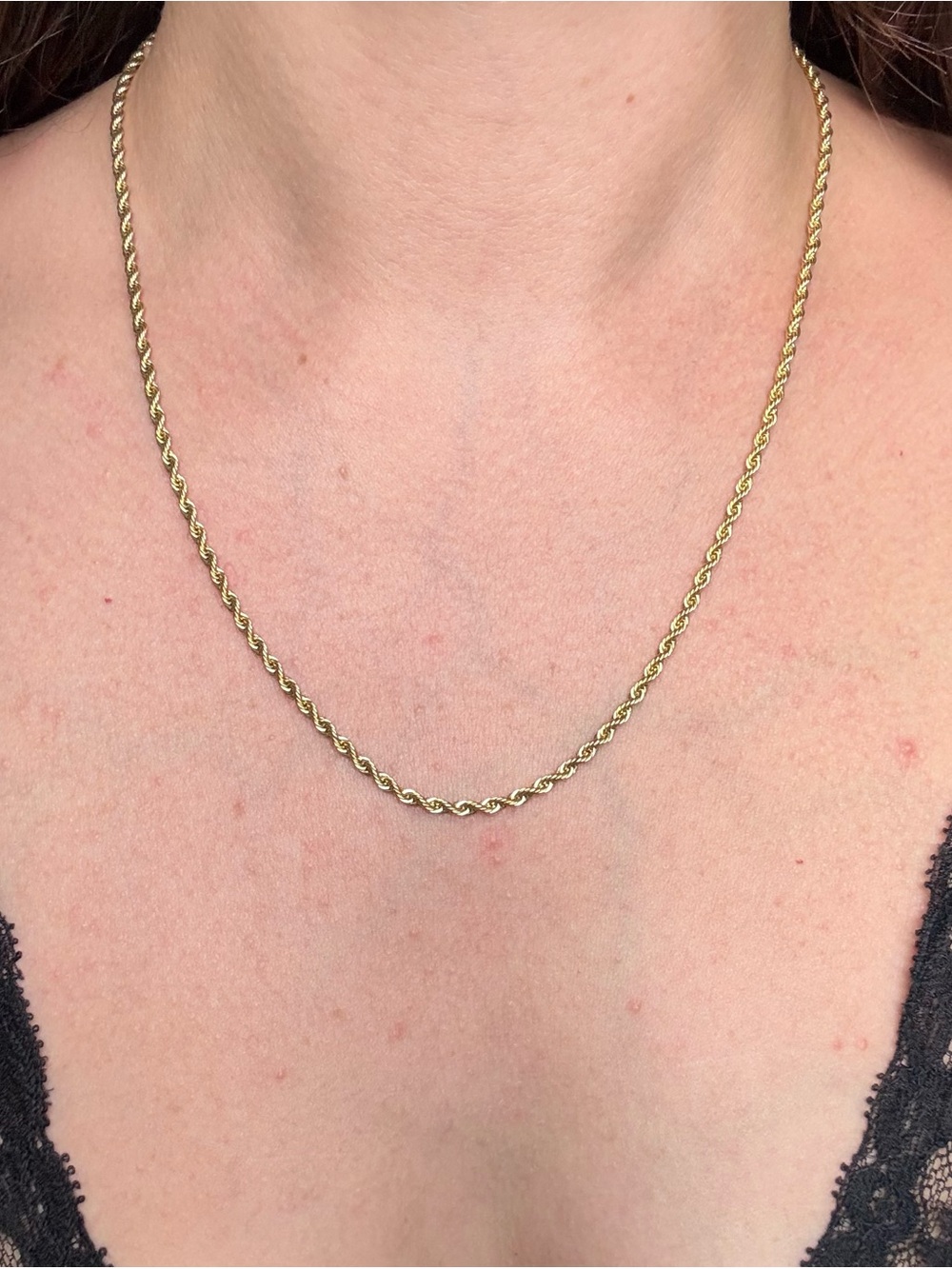 GLD's Rope Chain in Yellow Gold - 2mm - Picture 5 of 5